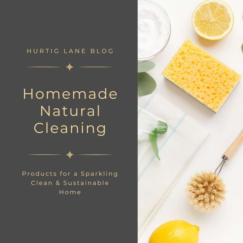 Homemade Natural Cleaning: Products for a Sparkling Clean & Sustainable Home