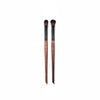 Vegan 2 Piece Eyeshadow Makeup Brush Set- Sustainable Wood and Black Makeup Brushes Hurtig Lane