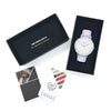 Mykonos Vegan Leather Silver/White/Lilac Watch Hurtig Lane Vegan Watches