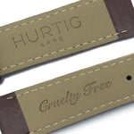 Chestnut and Rose Gold Vegan Leather Strap watch strap Hurtig Lane Vegan Watches