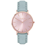 Hymnal Vegan Suede Watch All Rose Gold & Forest Green - Hurtig Lane - sustainable- vegan-ethical- cruelty free