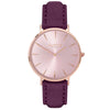 Hymnal Vegan Suede Watch All Rose Gold & Mustard - Hurtig Lane - sustainable- vegan-ethical- cruelty free