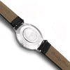 Moderno Vegan Leather Watch Silver, Black & Black Watch Hurtig Lane Vegan Watches