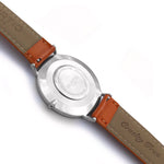 Moderno Vegan Leather Watch Silver, Black & Tan Watch Hurtig Lane Vegan Watches