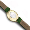 Moderna Vegan Leather Watch Gold, Black & Green - Hurtig Lane - sustainable- vegan-ethical- cruelty free