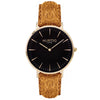 Hymnal Vegan Suede Watch Gold, Black & Forest Green - Hurtig Lane - sustainable- vegan-ethical- cruelty free