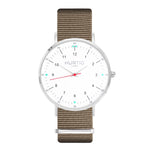 men's beige nato watch 