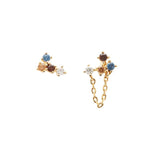 Rainbow Gold Earrings Passion Jewellery Hurtig Lane Vegan Watches